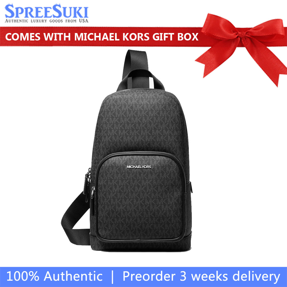 Michael Kors Cooper Logo Sling Pack Black # 37S1LCOY1B