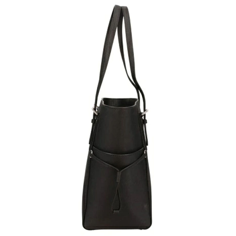 Michael Kors Voyager Large Saffiano Leather Tote Bag Black # 35S5SV6T7L