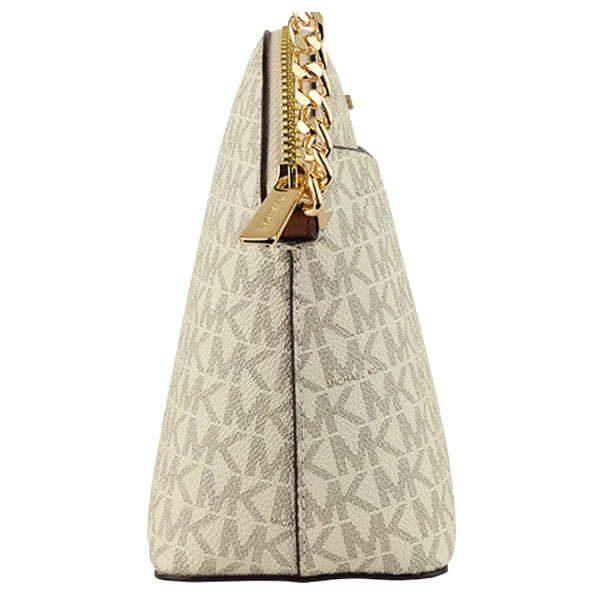 Michael Kors Crossbody Bag Signature Medium Dome Crossbody Vanilla # 35F1GTVC6B