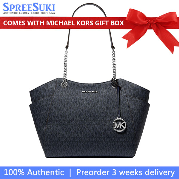Michael Kors Jet Set Travel Large Chain Shoulder Tote Admiral # 35S4STVT3B