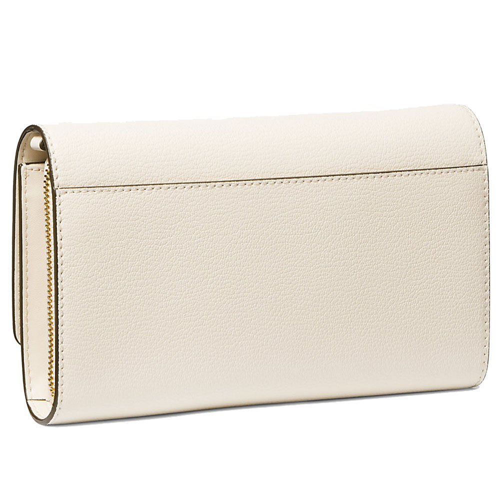 Michael Kors Jet Set Large Leather Crossbody Bag Light Cream # 35F2GTTC8L