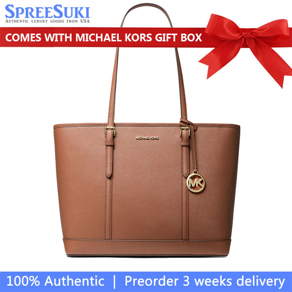 Michael Kors Tote Shoulder Bag Sady Large Top Zip Shoulder Tote Luggage # 35F0GTVT9L