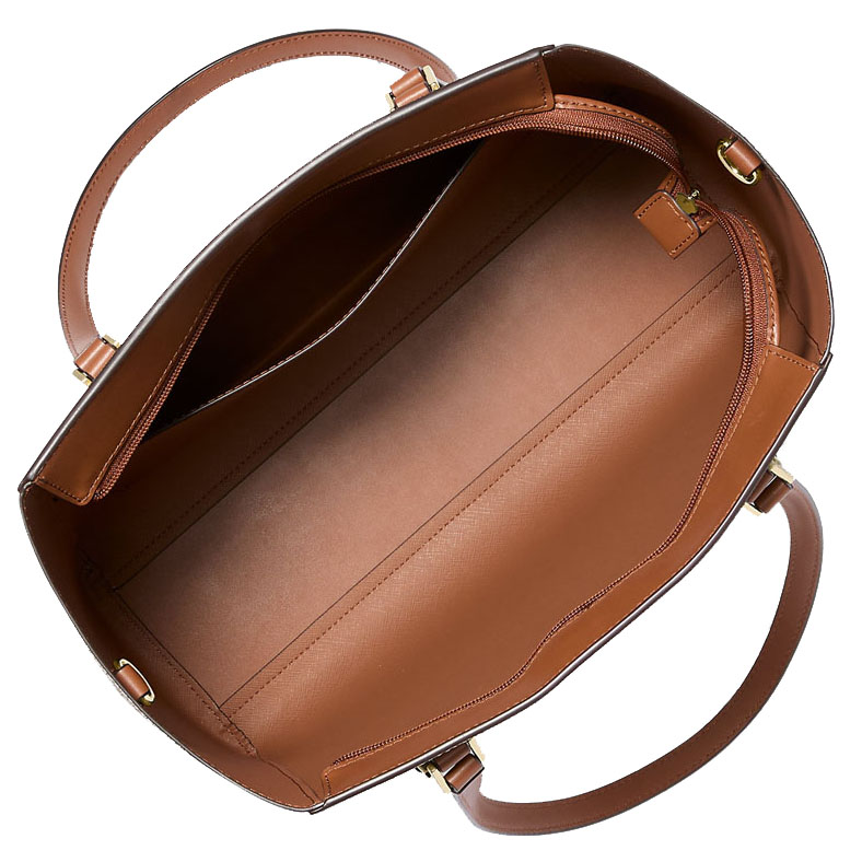 Michael Kors Charlotte Large 3-In-1 Signature Logo Tote Bag Brown # 35F3GCFT9T