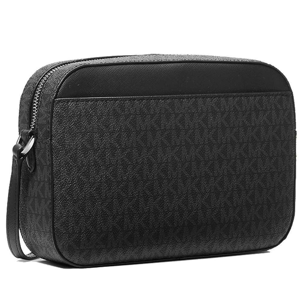 Michael Kors Jet Set Large Logo Crossbody Bag Black # 35S1STTC9B