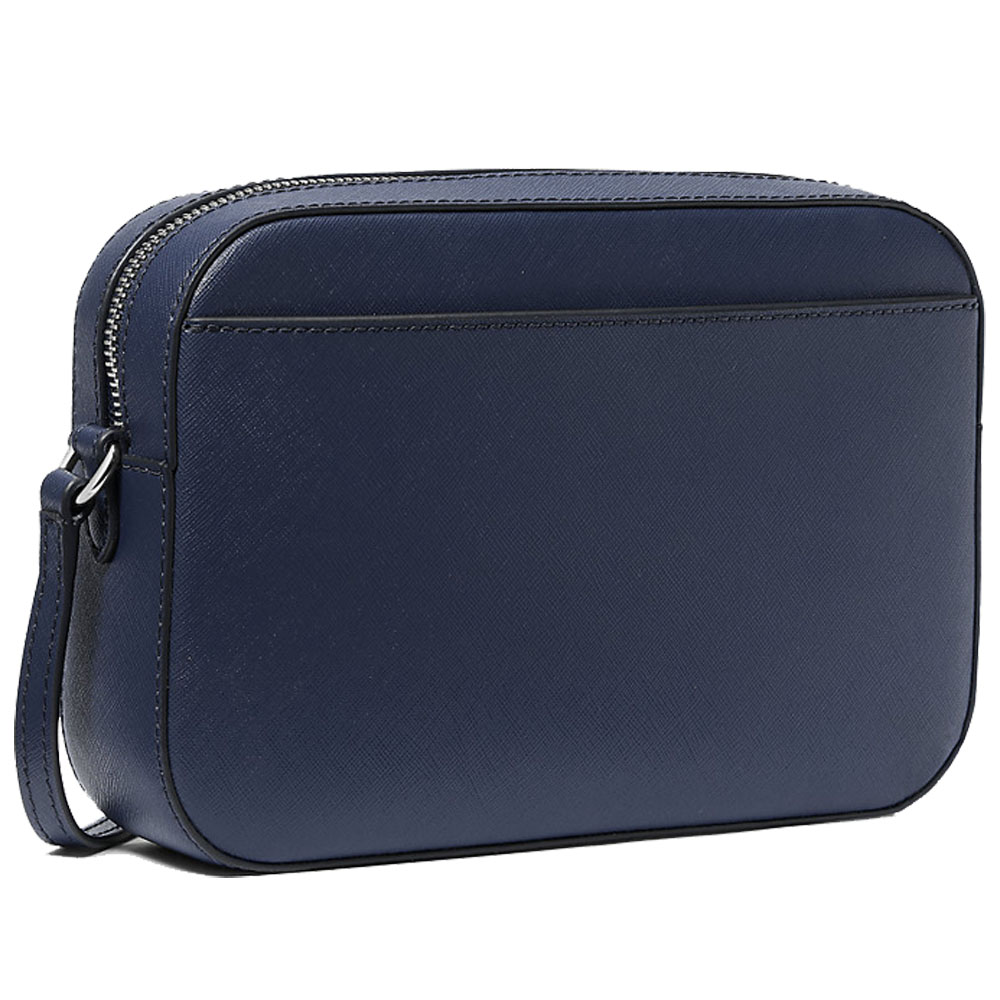 Michael Kors Jet Set Large Saffiano Leather Crossbody Bag Navy # 35T1STTC9L