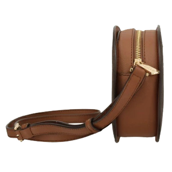 Michael Kors Jet Set Travenuel Medium Signature Logo Crossbody Bag Brown # 35S1GTVC6B
