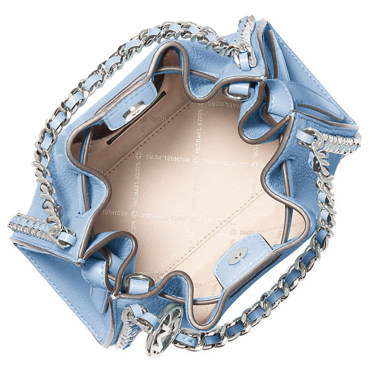 Michael Kors Mina Small Chain Crossbody Bag Light Sky # 35H3S4MC1I