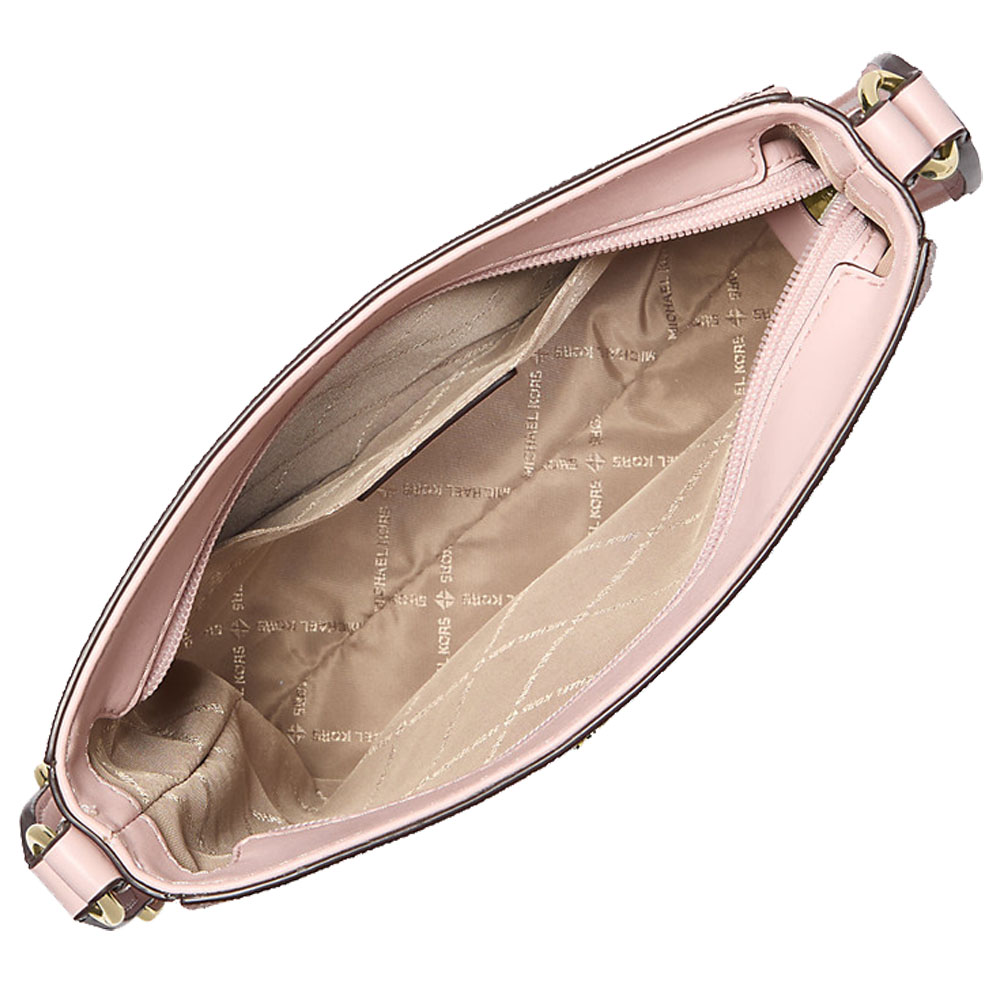 Michael Kors Jet Set Small Signature Logo Crossbody Bag Powder Blush # 35T5GTVC5V