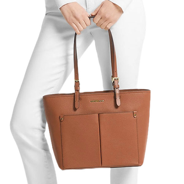 Michael Kors Jet Set Medium Pocket Tote Bag Luggage # 35F3GTVT8B