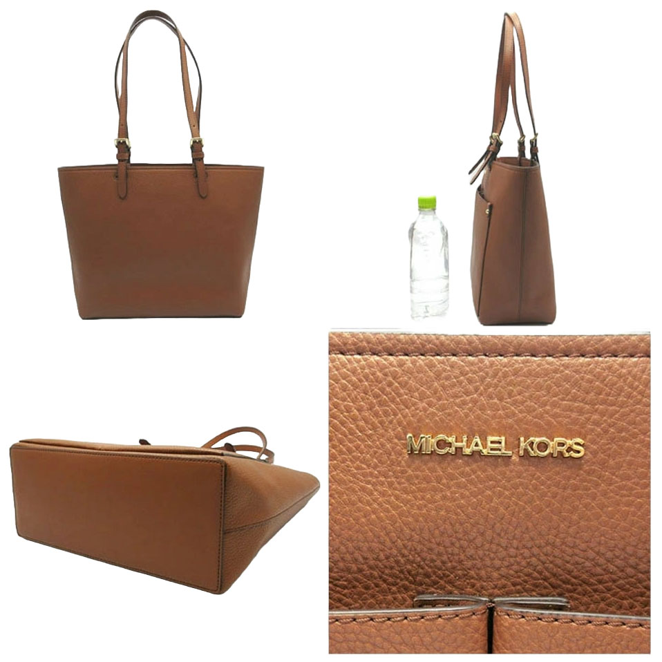 Michael Kors Jet Set Medium Pocket Tote Bag Luggage # 35F3GTVT8B