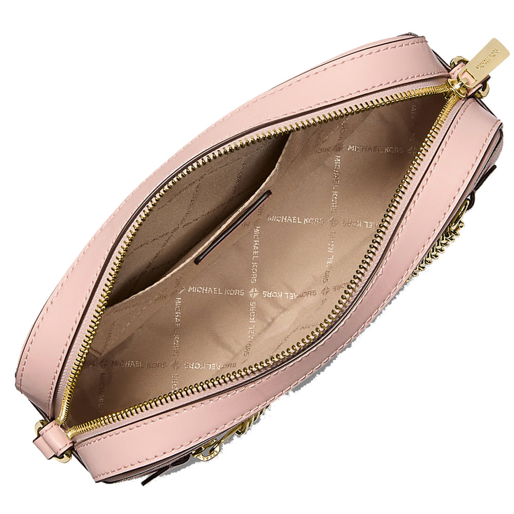 Michael Kors Jet Set Large Ombré Signature Logo Crossbody Bag Powder Blush # 35T5GTTC9Y