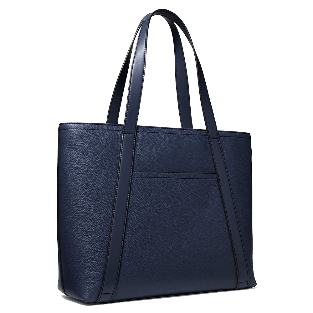 Michael Kors Cooper Leather Tote Bag Navy # 37F4LCOT3L