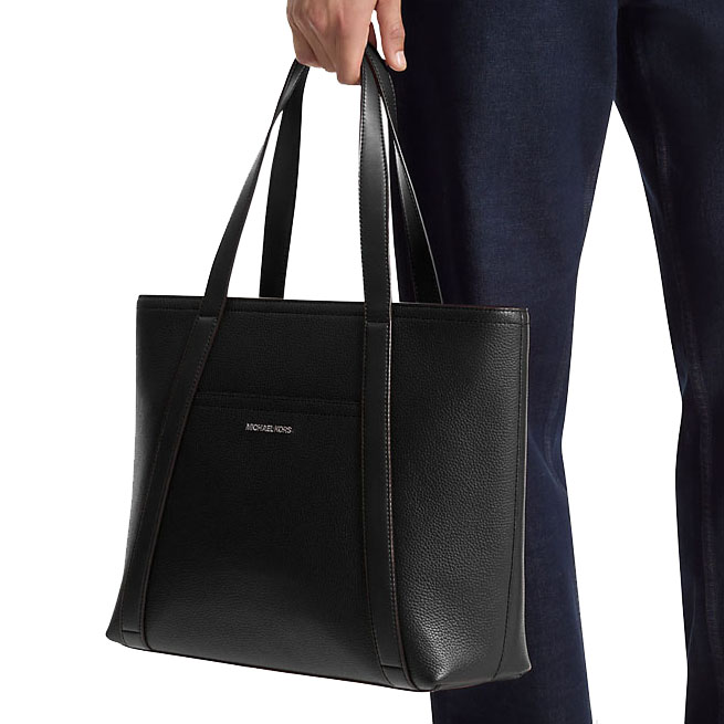 Michael Kors Cooper Leather Tote Bag Black # 37F4LCOT3L