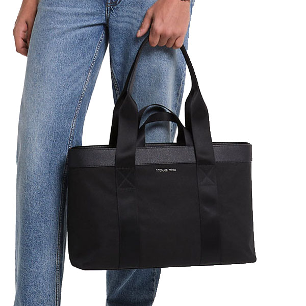 Michael Kors Cooper Canvas Tote Bag Black # 37S5LCOT9C