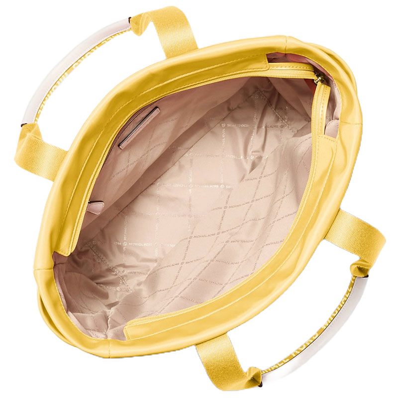 Michael Kors Jet Set Large Nylon Tote Bag Daisy Yellow # 35S5GTFT3C