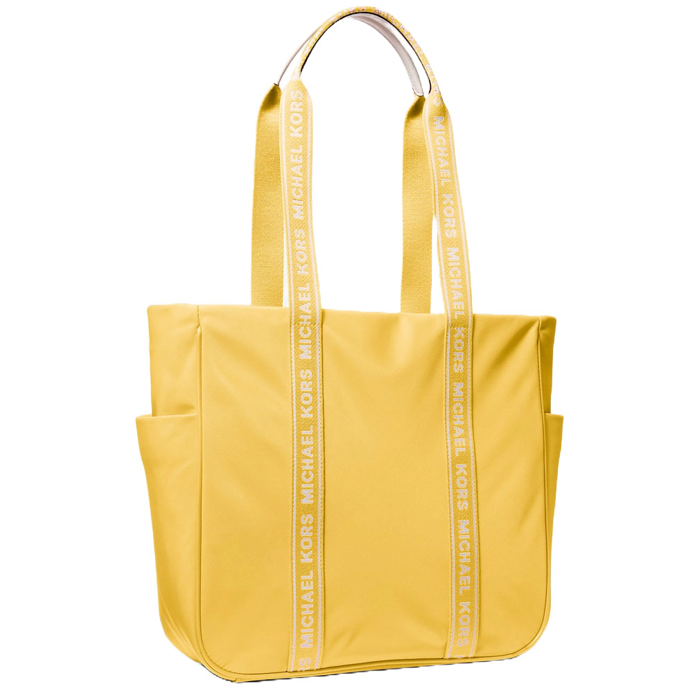 Michael Kors Jet Set Large Nylon Tote Bag Daisy Yellow # 35S5GTFT3C