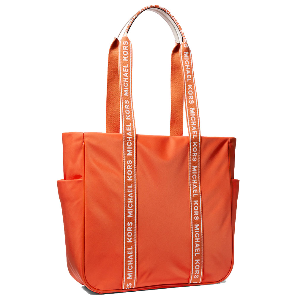 Michael Kors Jet Set Large Nylon Tote Bag Red Clay # 35S5GTFT3C