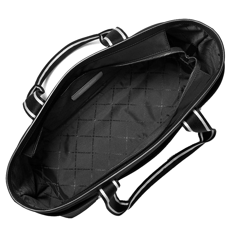 Michael Kors Lautner Nylon Tote Bag Black # 37S5LLAT4B