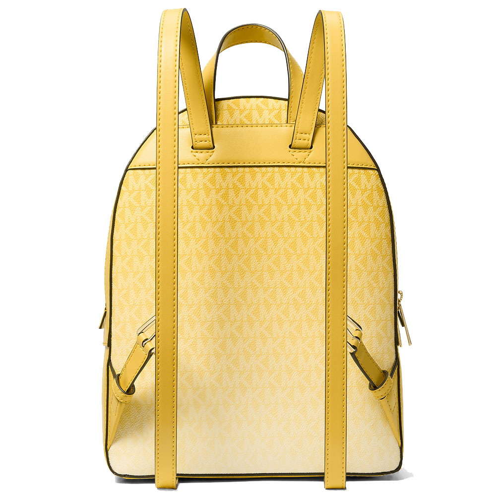 Michael Kors Jaycee Medium Ombré Signature Logo Backpack Daisy Yellow # 35S5G8TB2V