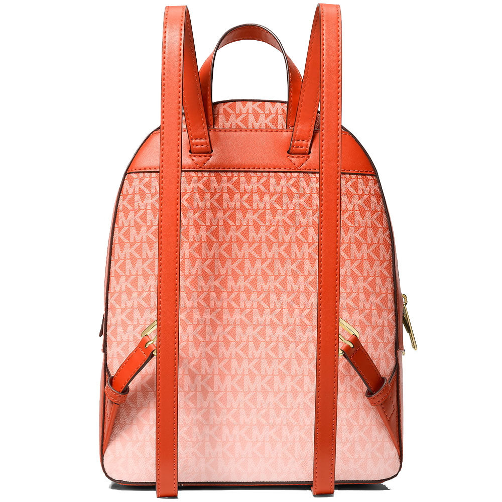 Michael Kors Jaycee Medium Ombré Signature Logo Backpack Red Clay # 35S5G8TB2V