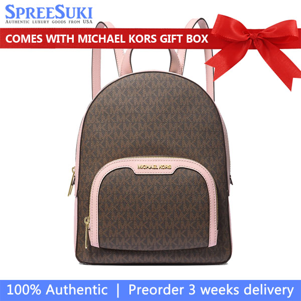 Michael Kors Jaycee Medium Zip Pocket Backpack Powder Blush # 35S2G8TB2B