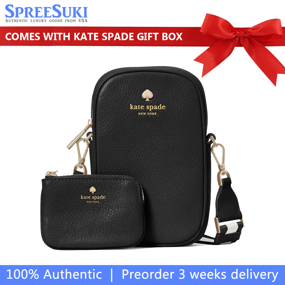 Kate Spade Emma Phone Crossbody Black # KK258