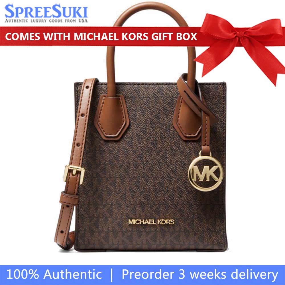 Michael Kors Xs Ns Shopper Crossbody Brown # 35T1GM9C0I