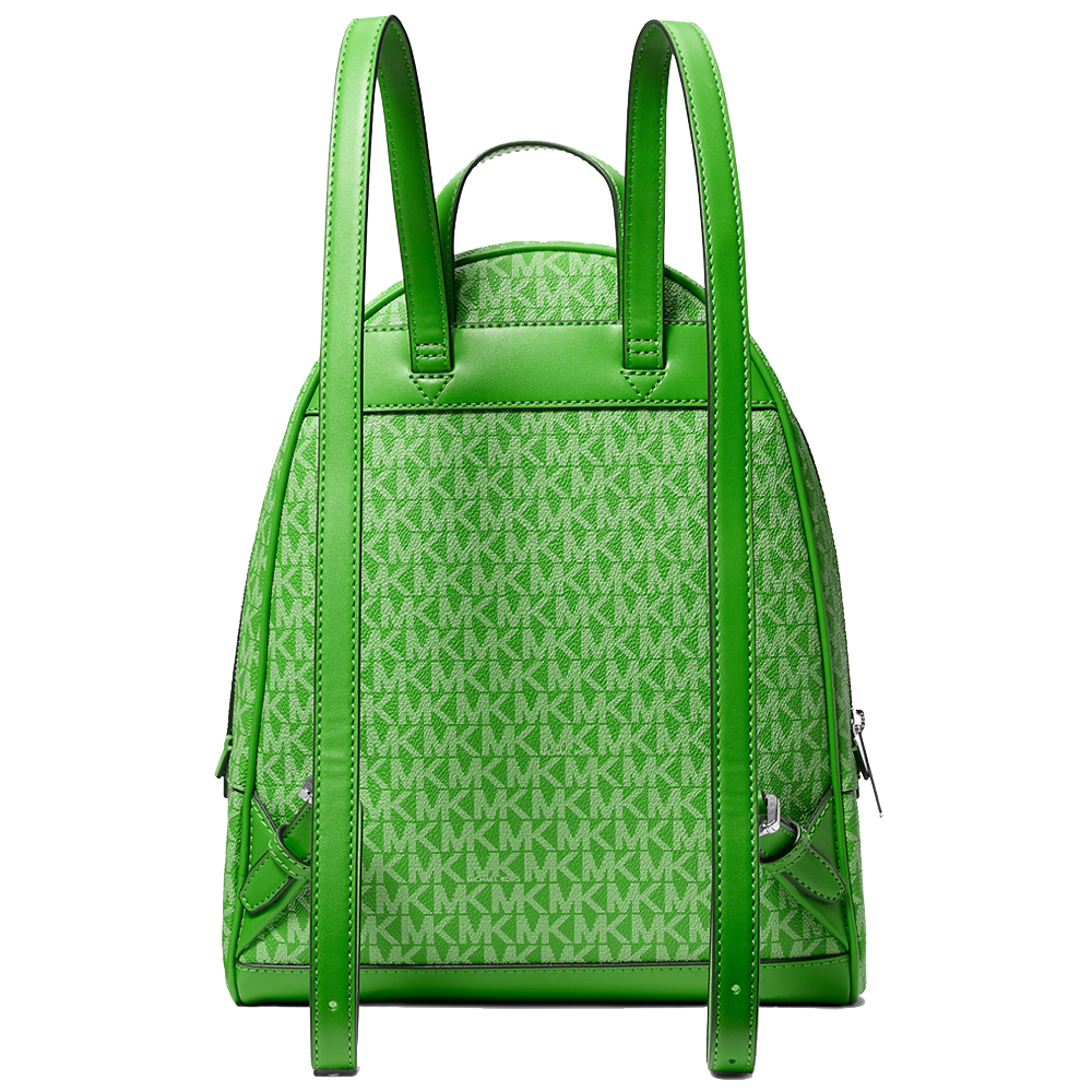 Michael Kors Rhea Medium Signature Logo Backpack Jungle # 35S5SRAB2V