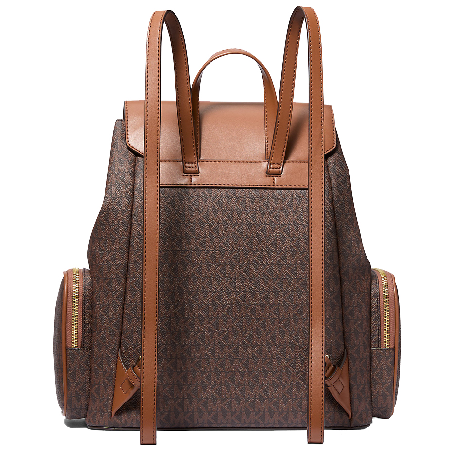 Michael Kors Jet Set Large Logo Backpack Brown # 35T1GTTB3B