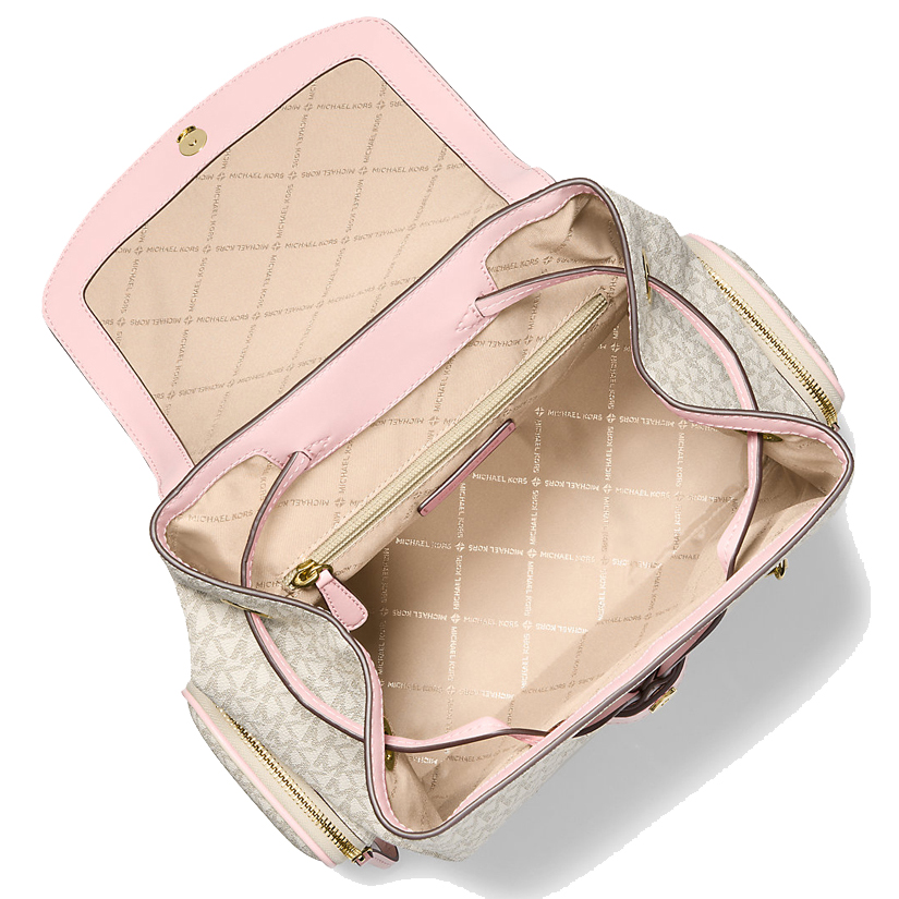 Michael Kors Jet Set Large Logo Backpack Pwd Blsh Mlt # 35T1GTTB3B