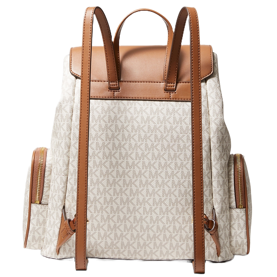 Michael Kors Jet Set Large Logo Backpack Vanilla # 35T1GTTB3B