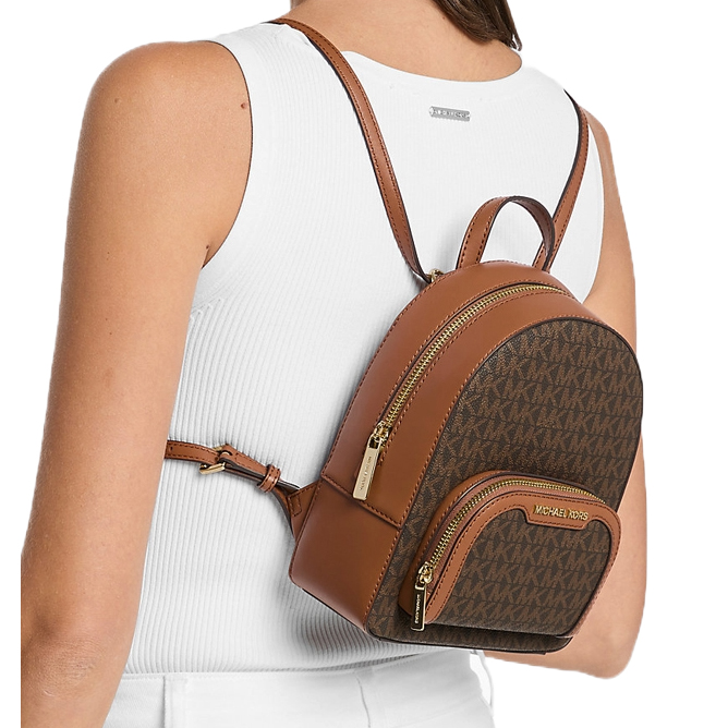 Michael Kors Extra Small Jaycee Signature Brown # 35T2G8TB1B