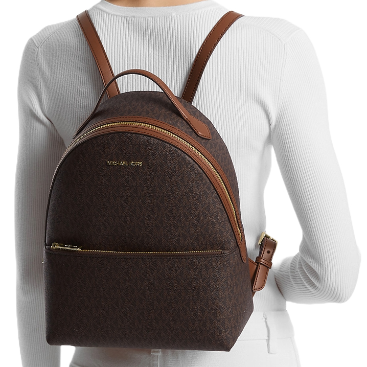 Michael Kors Sheila Medium Logo Backpack Brown # 35F3G6HB6B