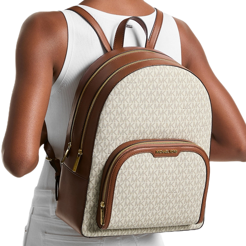 Michael Kors Jaycee Large Logo Backpack Vanilla # 35S2G8TB7B