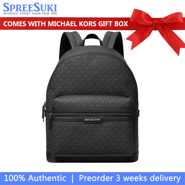 Michael Kors Cooper Signature Logo Backpack Black # 37R5LCOB2B