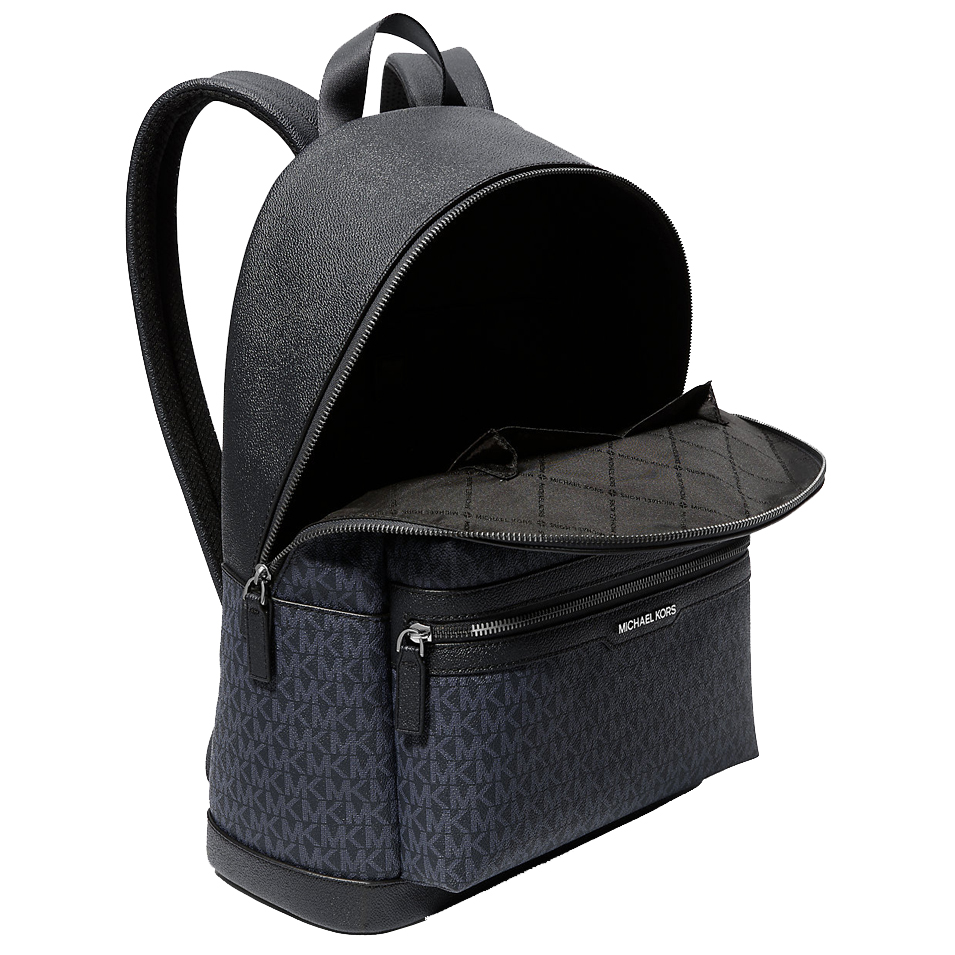 Michael Kors Cooper Signature Logo Backpack Admrl Plblue # 37R5LCOB2B