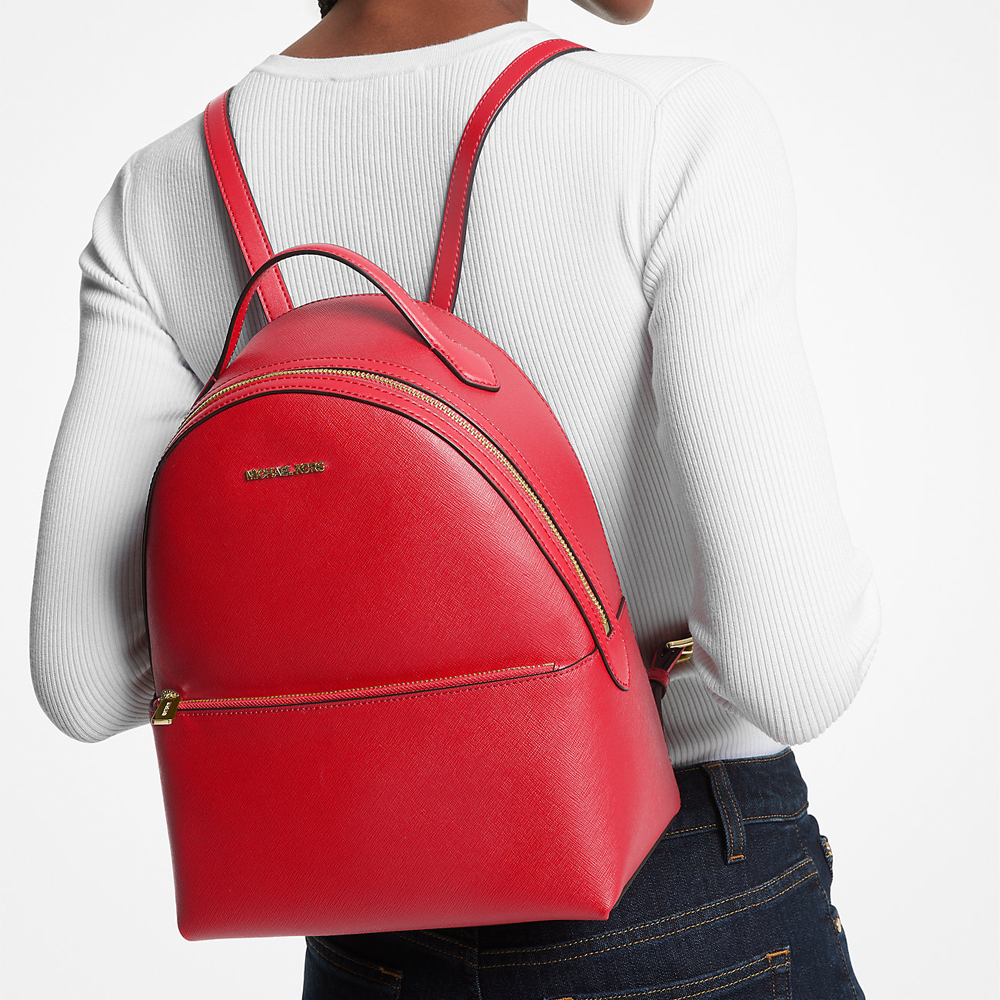 Michael Kors Sheila Medium Backpack Bright Red # 35F3G6HB6L