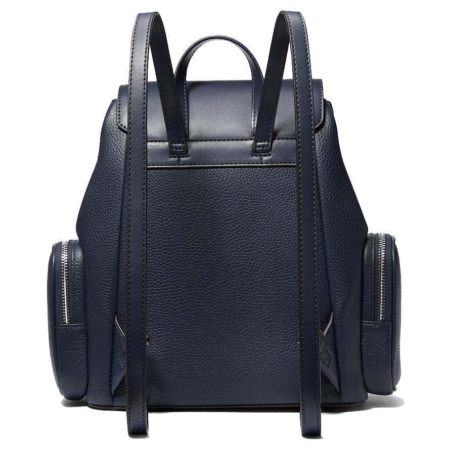 Michael Kors Jet Set Medium Pebbled Leather Backpack Navy # 35F1STTB6L