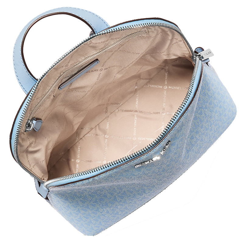 Michael Kors Cindy Large Signature Logo Backpack Light Sky # 35T5SCPC3V