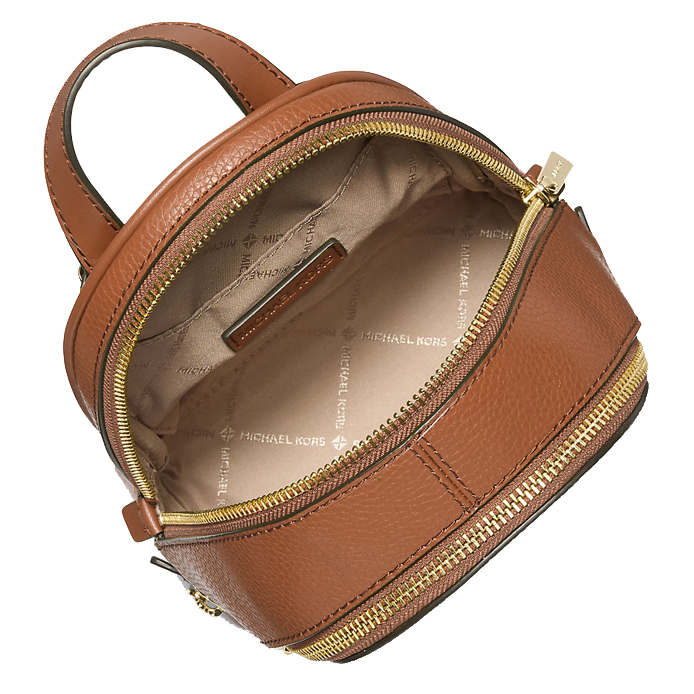 Michael Kors Rhea Extra-Small Pebbled Leather Backpack Luggage # 35T5GRAB0L