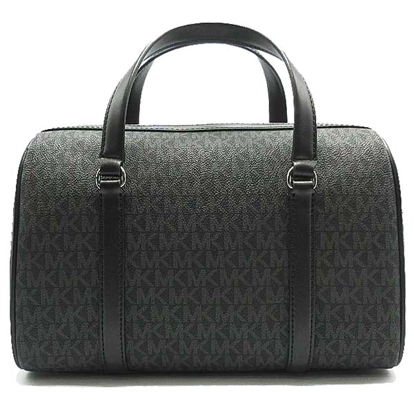 Michael Kors Jet Set Travenuel Medium Signature Logo Satchel Black # 35S4STFS8B