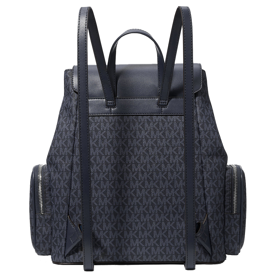Michael Kors Jet Set Large Signature Logo Backpack Admiral # 35T1STTB3B