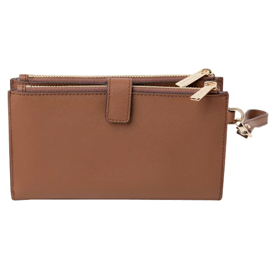 Michael Kors Phone Wallet Jet Set Travel Large Double Zip Wristlet Luggage # 35F8GTVW0L