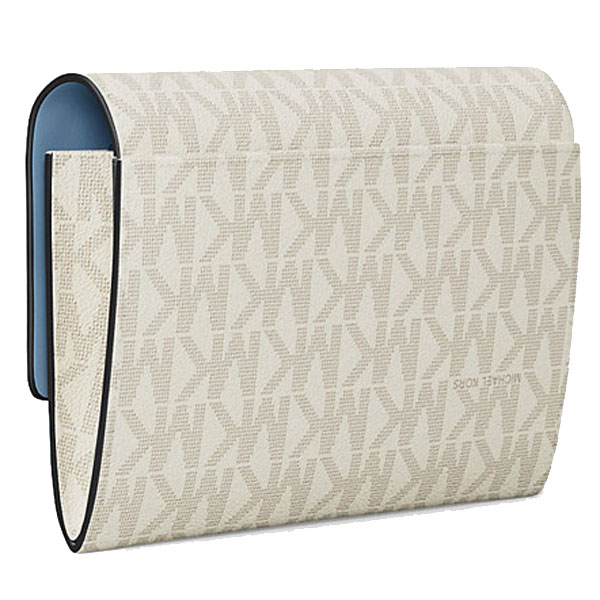 Michael Kors Jet Set Medium Signature Logo 2-In-1 Wallet Lt Sky Mlt # 35T5SJ6Z2B