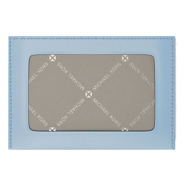 Michael Kors Jet Set Medium Signature Logo 2-In-1 Wallet Lt Sky Mlt # 35T5SJ6Z2B
