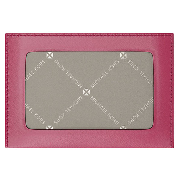 Michael Kors Jet Set Medium Signature Logo 2-In-1 Wallet Dark Raspberry Multi # 35T5SJ6Z2B