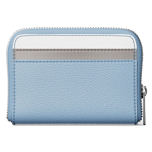 Michael Kors Jet Set Travenuel Medium Color-Block Wallet Lt Sky Mlt # 35S4STVD6L