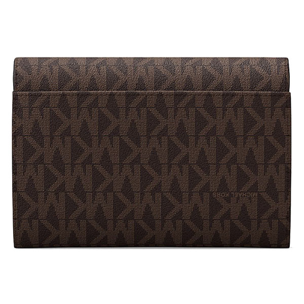 Michael Kors Jet Set Medium Signature Logo 2-In-1 Wallet Brown # 35T5GJ6Z2B