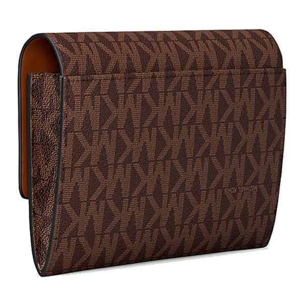 Michael Kors Jet Set Medium Signature Logo 2-In-1 Wallet Brown # 35T5GJ6Z2B