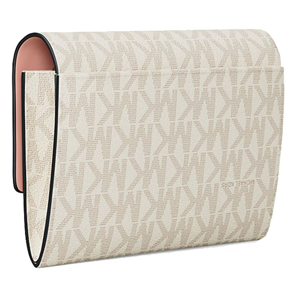 Michael Kors Jet Set Medium Signature Logo 2-In-1 Wallet Pwd Blsh Mlt # 35T5GJ6Z2B